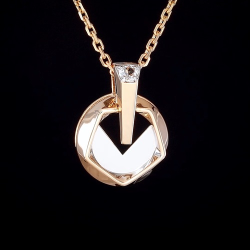 Подвеска из золота с камнем Топаз фото, цены