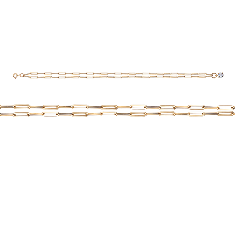 Браслет из золота с камнем Фианит фото, цены