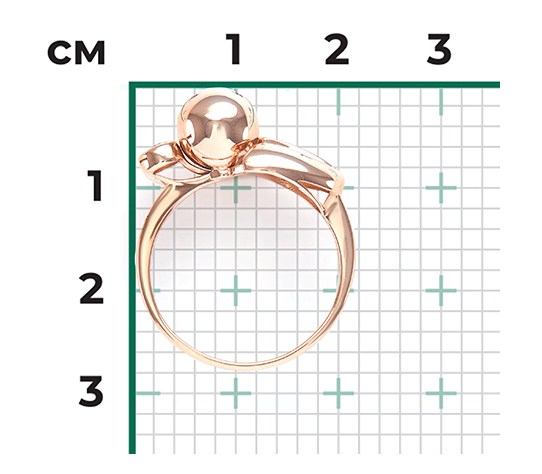 Кольцо из золота с камнем Топаз фото, цены
