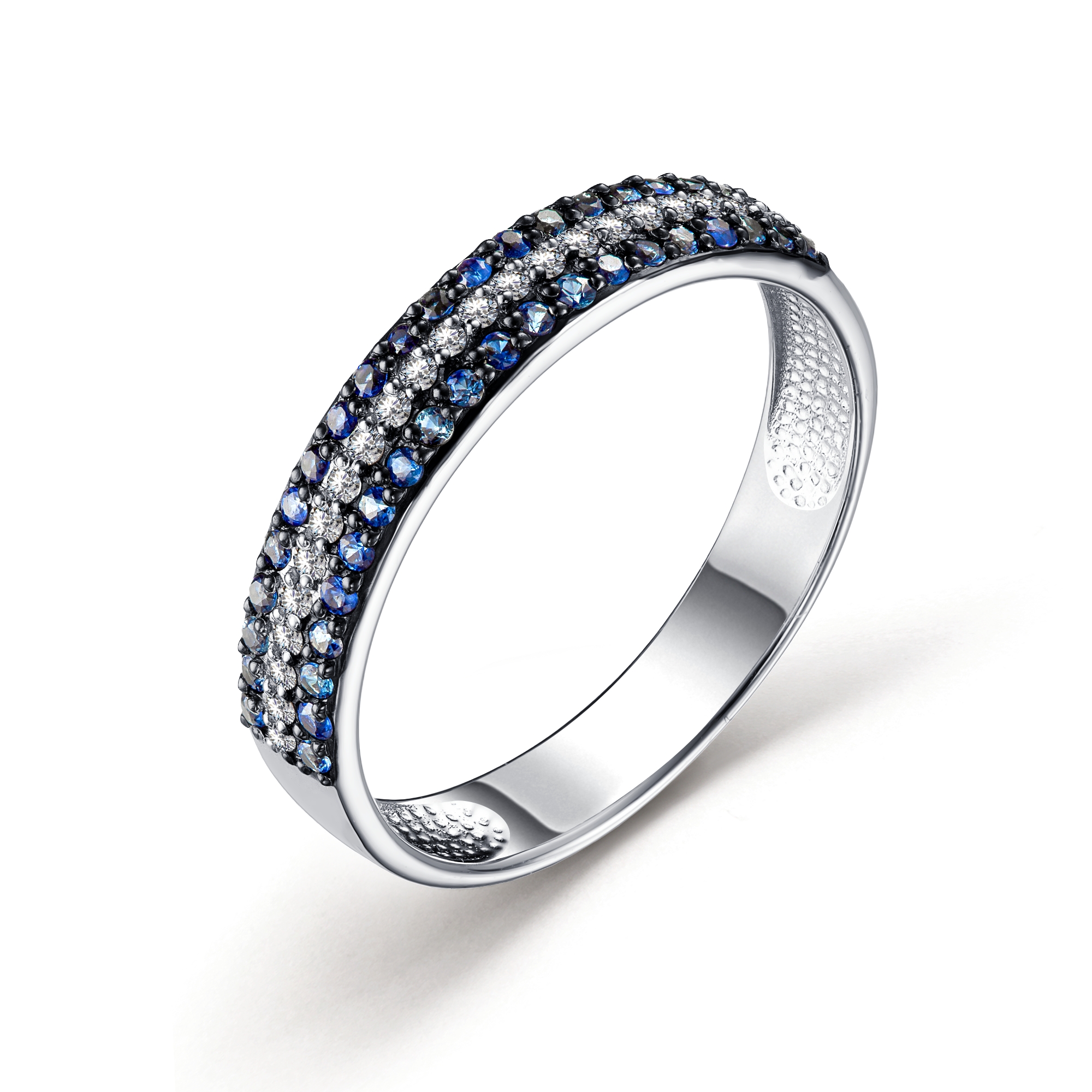 Кольцо из золота с камнем Бриллиант, Сапфир фото, цены