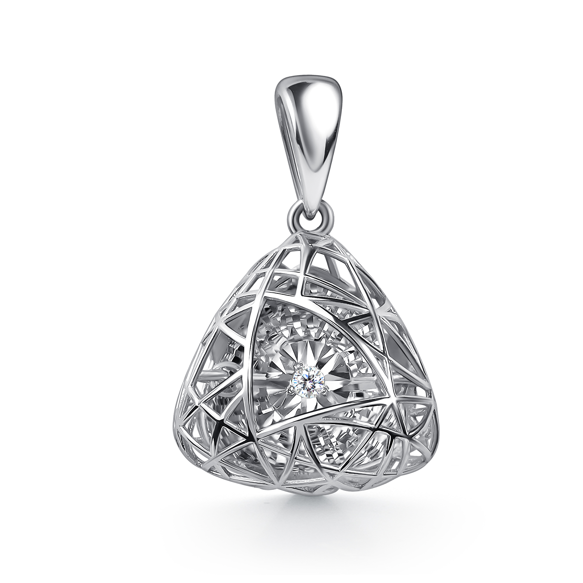 Подвеска из золота с камнем  фото, цены