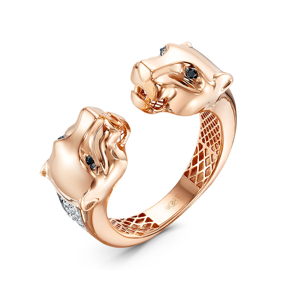 Кольцо из золота с камнем Фианит фото, цены