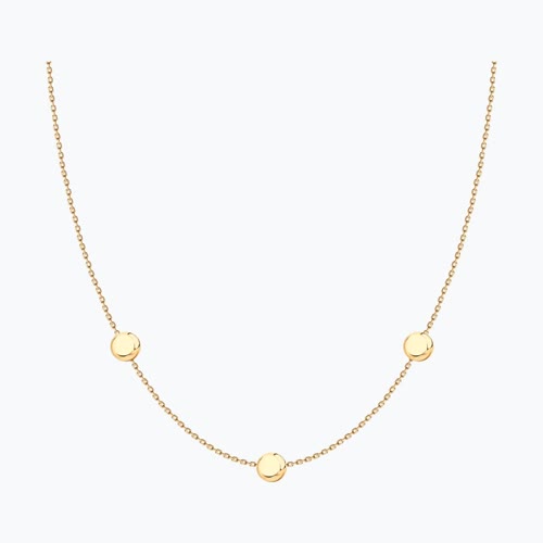 Колье из золота с камнем Фианит фото, цены