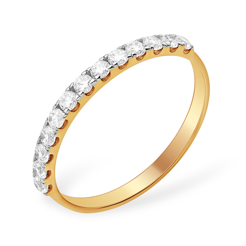 Кольцо из золота с камнем Фианит фото, цены