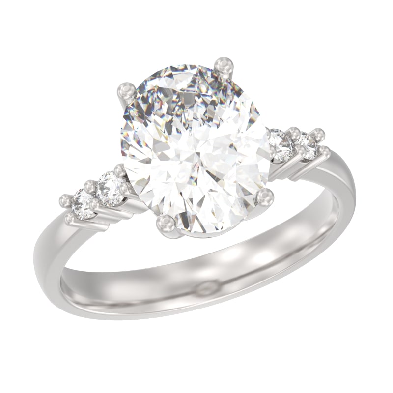 Кольцо из серебра с камнем Фианит фото, цены