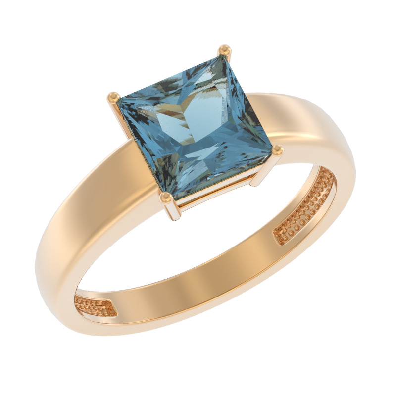 Кольцо из золота с камнем аметист фото, цены