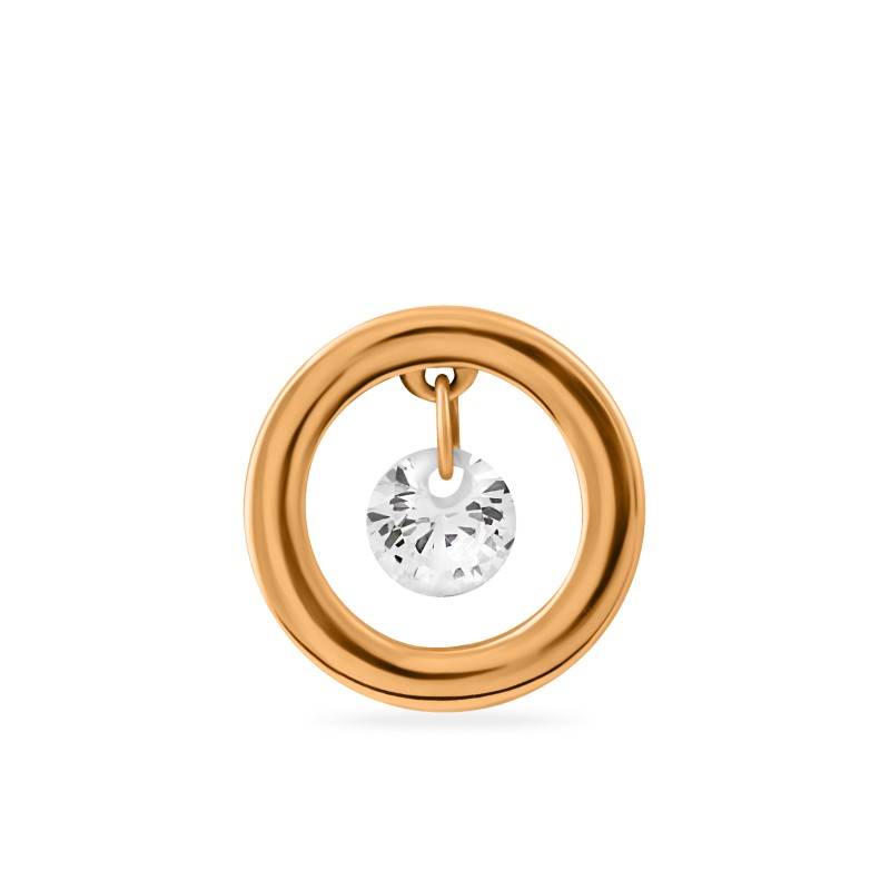 Подвеска из золота с камнем Фианит фото, цены