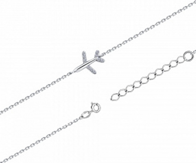 Браслет из серебра с камнем Фианит фото, цены