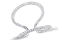 Кольцо из серебра с камнем Фианит фото, цены