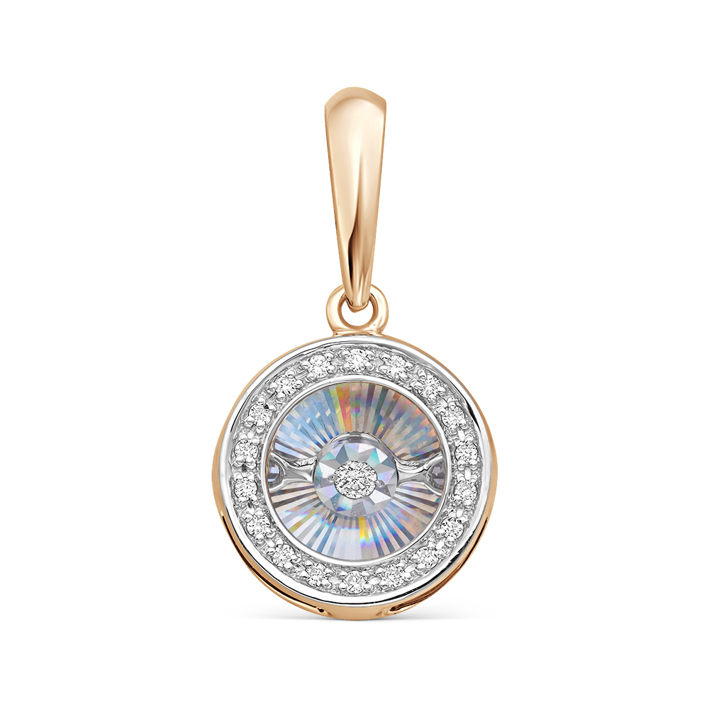 Подвеска из золота с камнем Бриллиант,  фото, цены