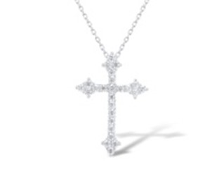 Подвеска из серебра с камнем Фианит фото, цены