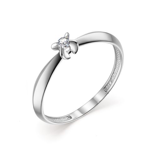 Кольцо из золота с камнем Бриллиант фото, цены