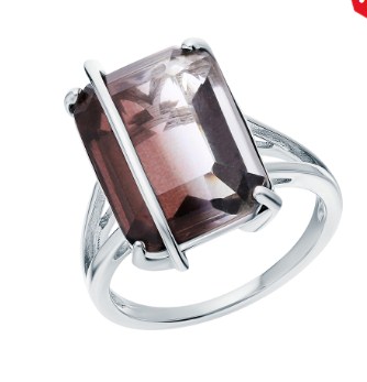 Кольцо из серебра с камнем Циркон, Ситалл фото, цены