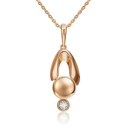 Подвеска из золота с камнем Топаз фото, цены