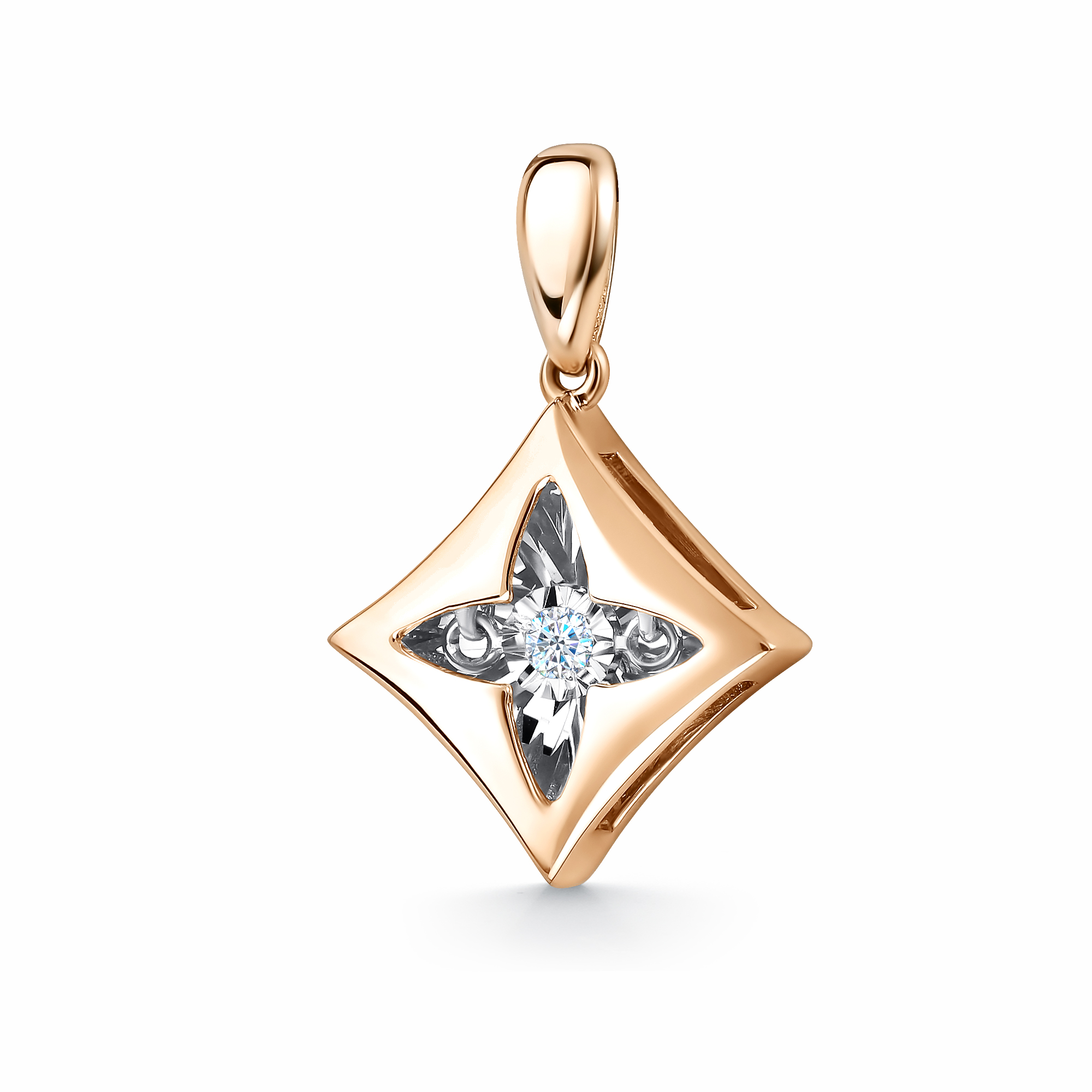 Подвеска из золота с камнем  фото, цены