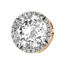 Подвеска из золота с камнем Фианит фото, цены