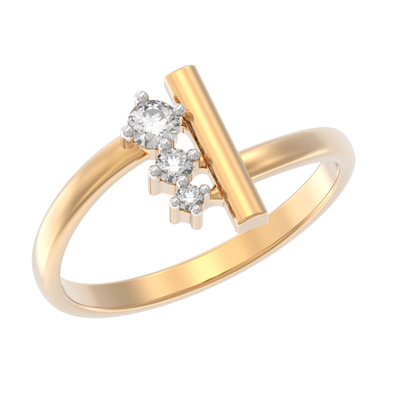 Кольцо из золота с камнем Фианит фото, цены