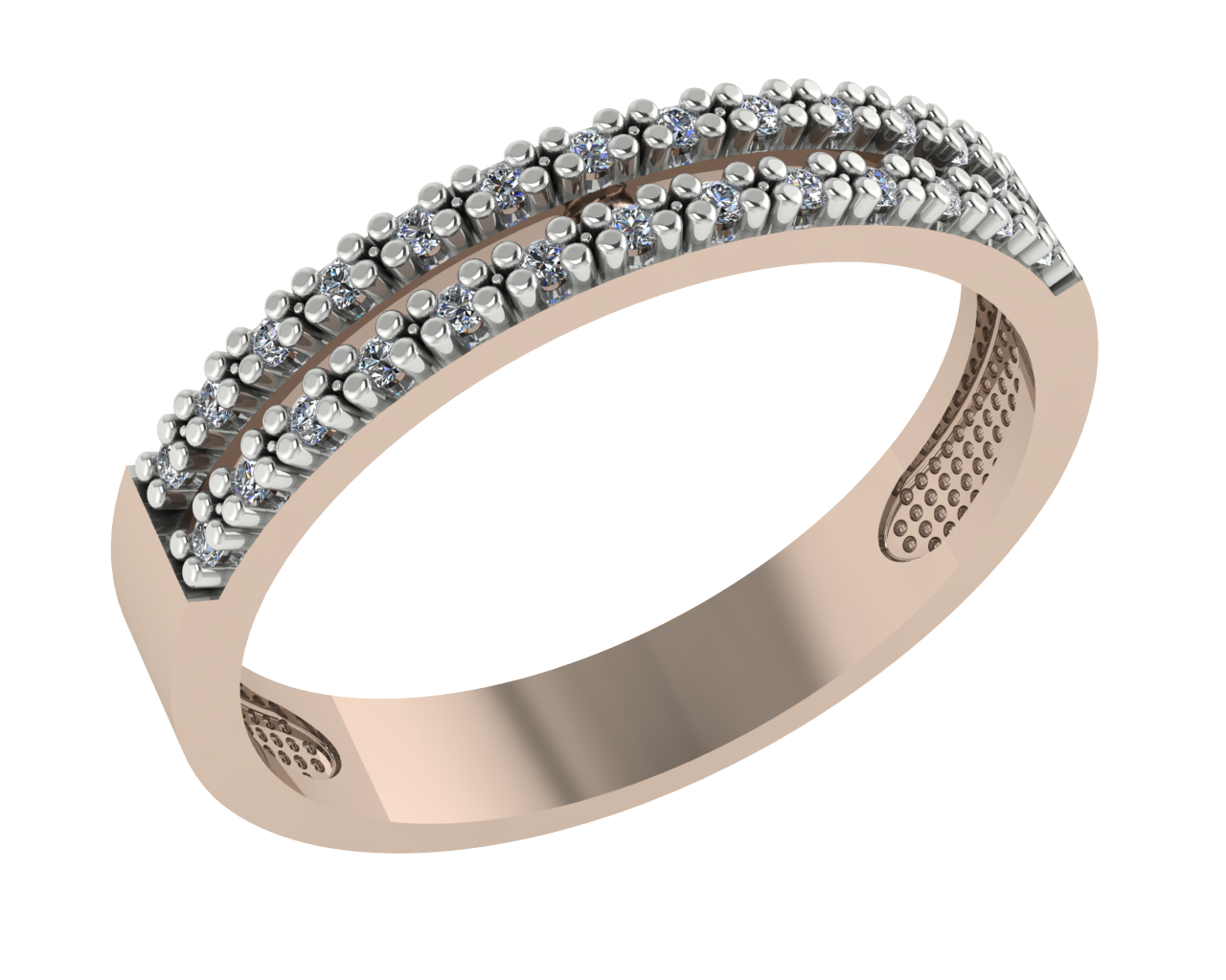 Кольцо из золота с камнем Фианит фото, цены