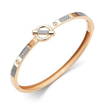 Браслет из золота с камнем Фианит фото, цены