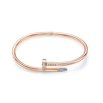 Браслет из золота с камнем Фианит фото, цены