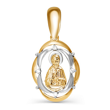 Икона из золота с камнем Фианит фото, цены