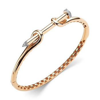 Браслет из золота с камнем Фианит фото, цены