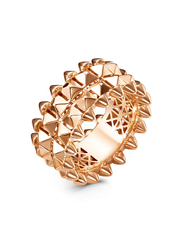 Кольцо из золота с камнем Фианит фото, цены