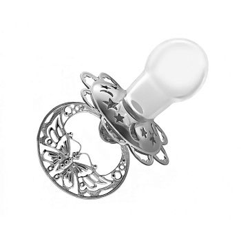 Пустышка из серебра без вставок фото, цены