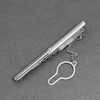 Зажим из серебра с камнем Циркон фото, цены