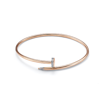 Браслет из золота с камнем Фианит фото, цены