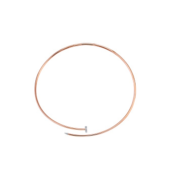 Колье из золота с камнем Фианит фото, цены