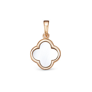 Подвеска из золота с камнем Перламутр фото, цены