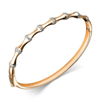 Браслет из золота с камнем Фианит фото, цены