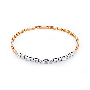 Браслет из золота с камнем Бриллиант фото, цены